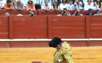 El Palco de Cortes Donde la Gente Toreaba por la Calle…