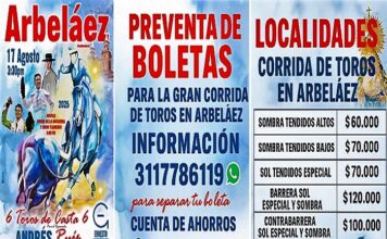 Todo a Punto Para la Corrida de Feria en Arbeláez