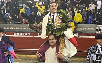 David de Miranda Rotundo por la Puerta de la Castellana