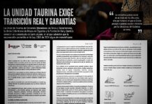 Colombia: La Unidad Taurina, del Reclamo a la Exigencia