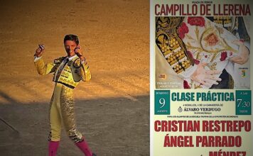 Cristian Restrepo Jr. en Badajoz.: 2 Orejas, Inteligencia y Arte